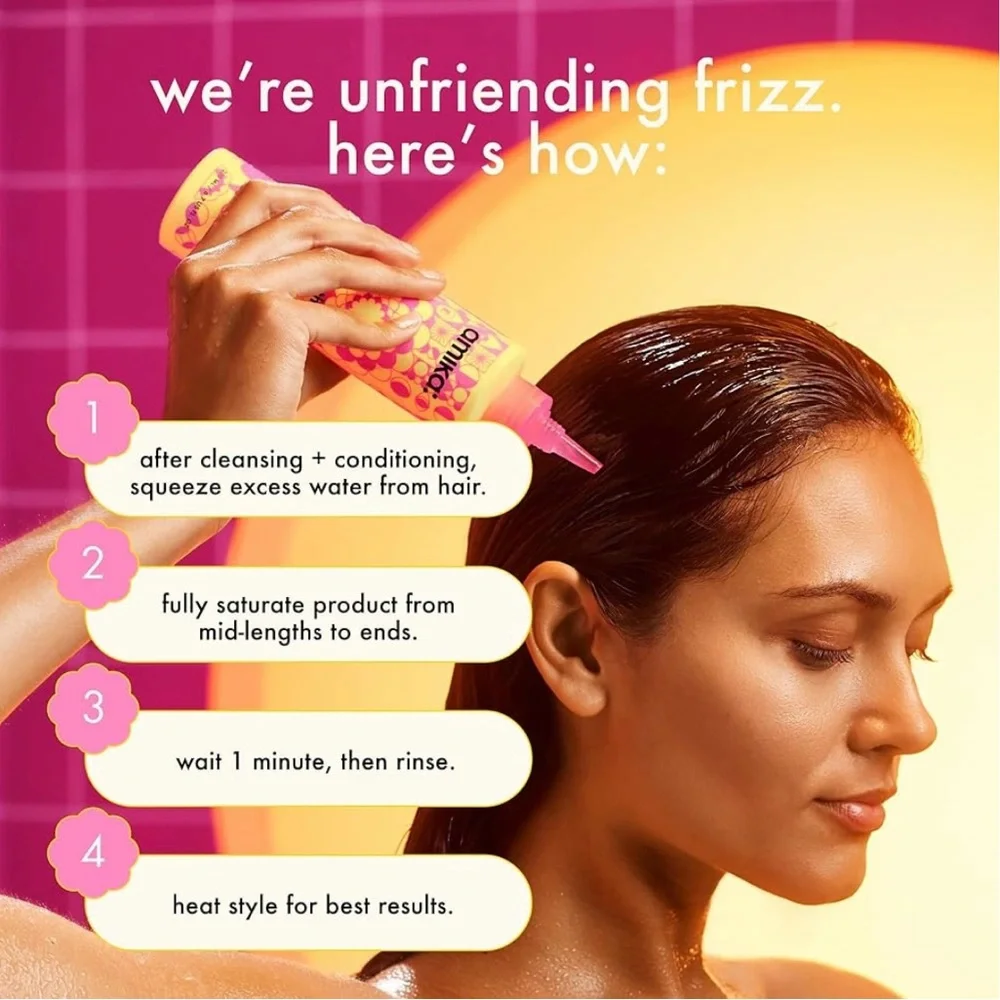 New Amika Smooth Over Frizz Fighting Treatment 200ml/6.7 FL OZ